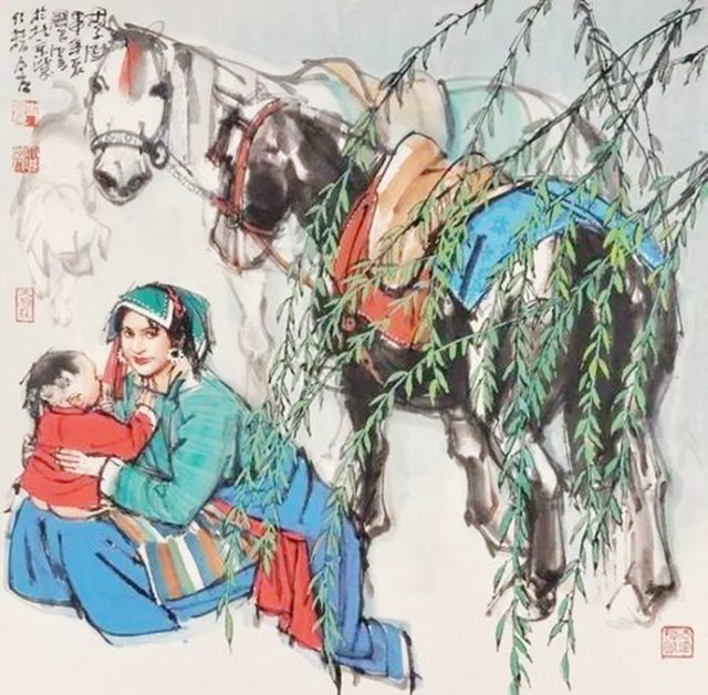 著名画僧史国良,出家的画家史国良