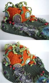 钩针梦幻小屋,钩针编织童话小屋视频教程