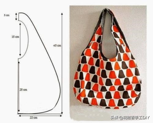 布艺手工：20款简单的拼布包，都能自己做，附4款裁剪图