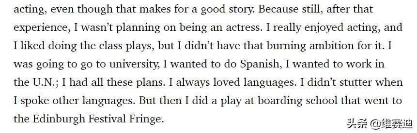 艾米莉:因口吃跟演戏结缘,屡次错过漫威角色,却依然扛起一片天