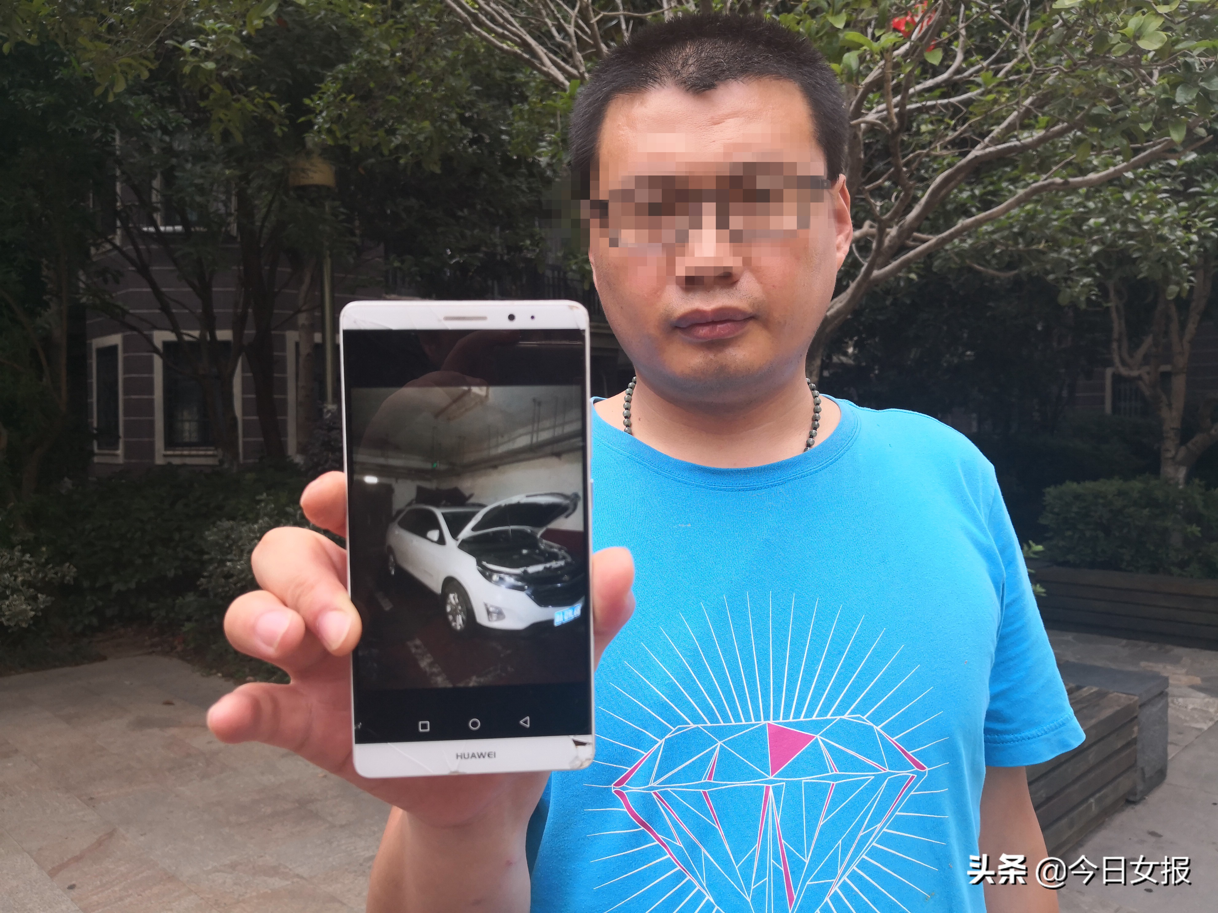 女业主地下违停,女业主强行停车后续