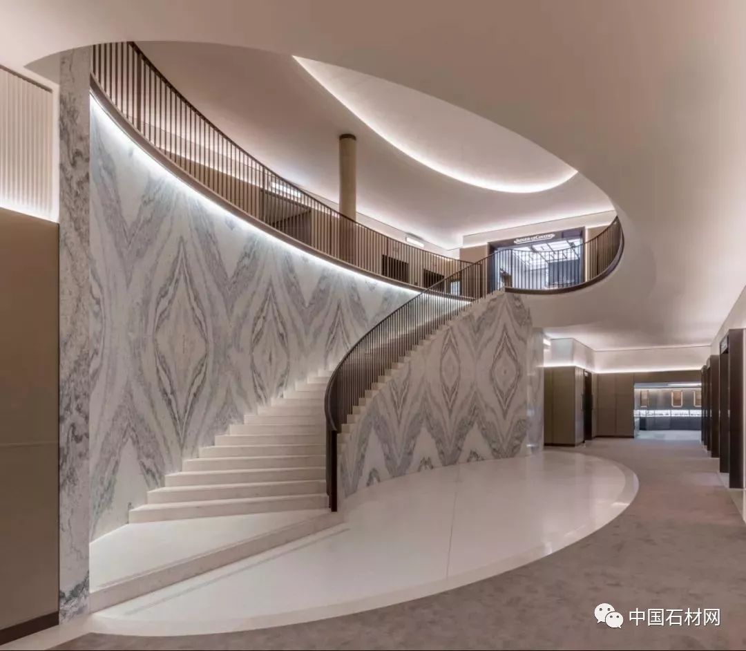 欣赏|全球奢侈品店最顶级大理石楼梯设计