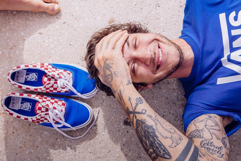 撞色潮鞋港风,潮酷休闲撞色鞋男生穿