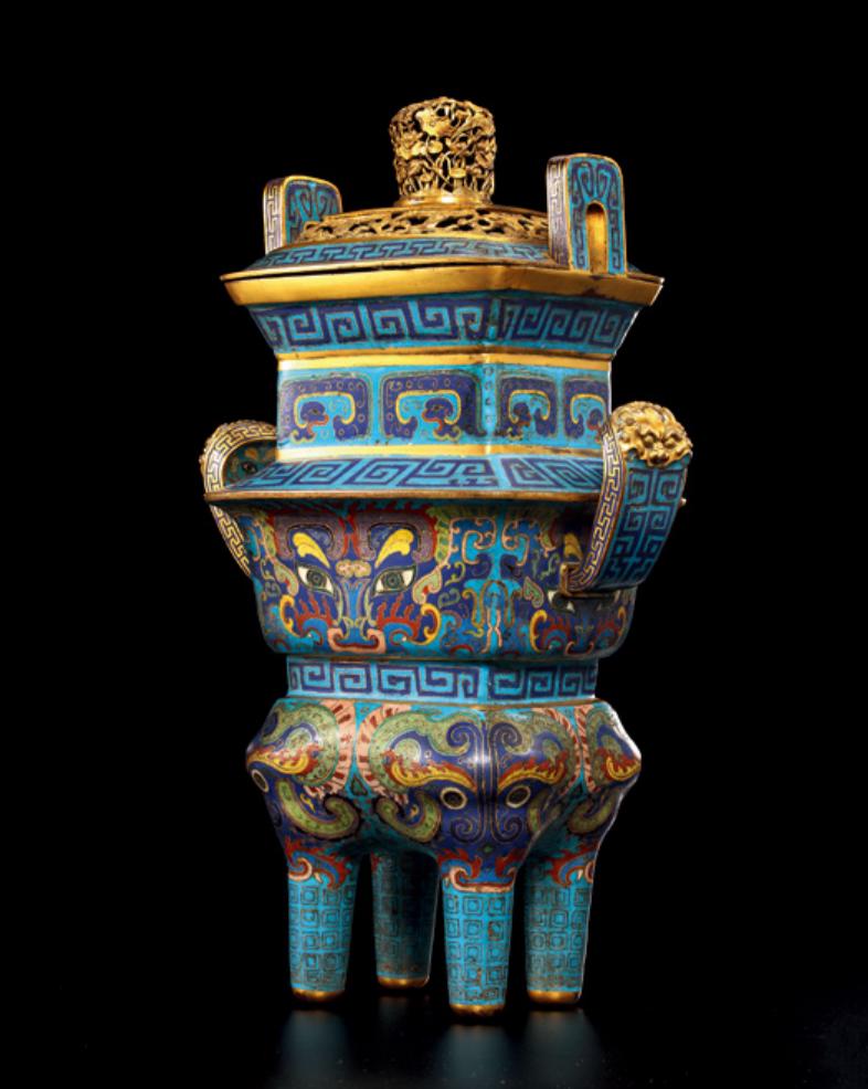 景泰蓝掐丝珐琅器,清雍正御制掐丝珐琅价值