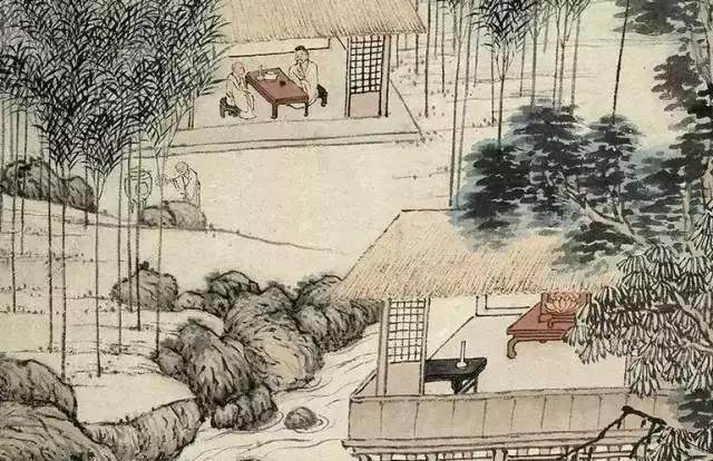 小央美水墨画作品欣赏,40幅养眼浅绛山水画