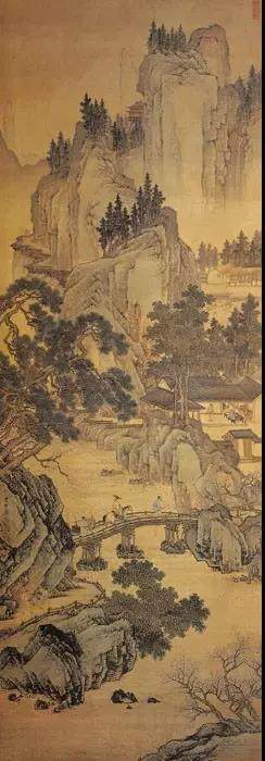 小央美水墨画作品欣赏,40幅养眼浅绛山水画