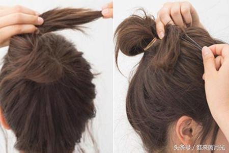 长发花苞头的扎法图解打造夏日清爽造型
