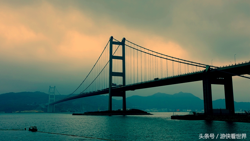 一岛三桥：宁静迷人的香港马湾岛眺望汀九青马汲水门大桥