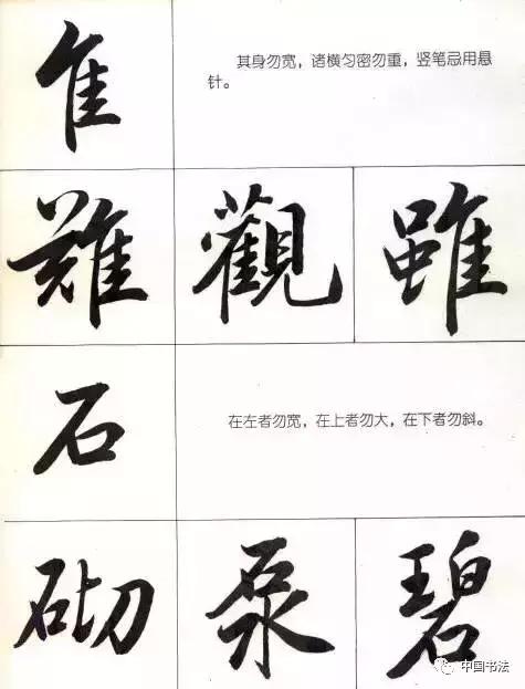 常用行楷部首入门学习,练行楷字的顺序