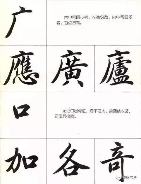 常用行楷部首入门学习,练行楷字的顺序