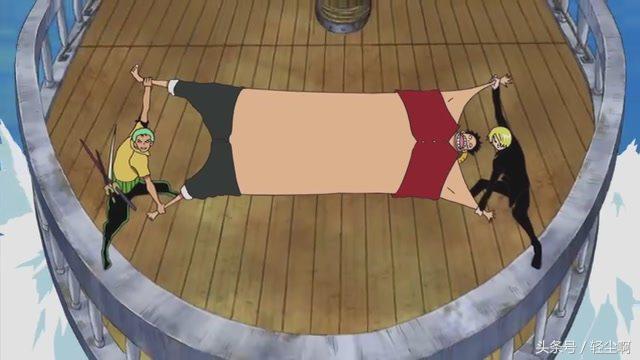 海贼王路飞当人质,海贼王路飞和山治的对决