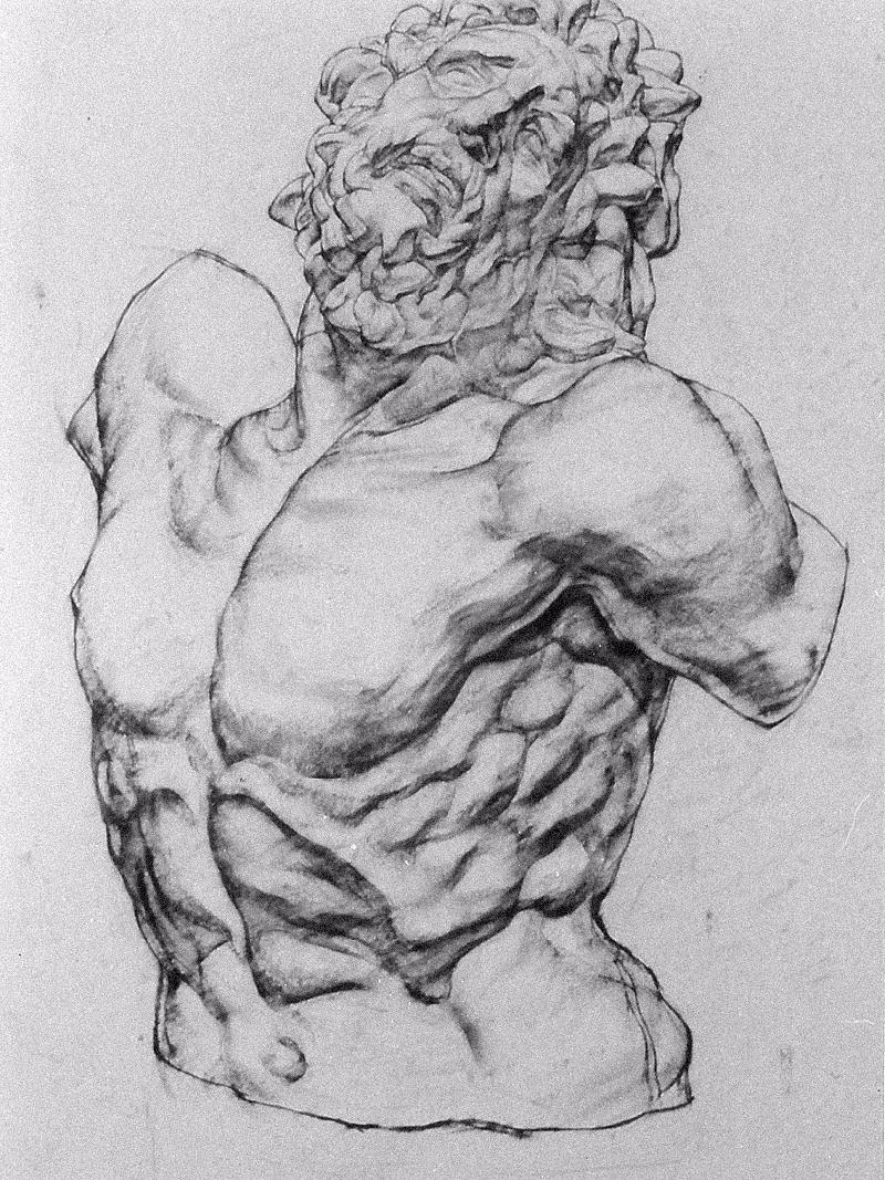 十大顶级素描雕塑,雕塑大师的素描