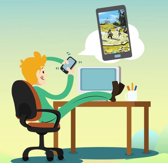 手游沉迷影响工作学习蜂窝云手机专注手游减负