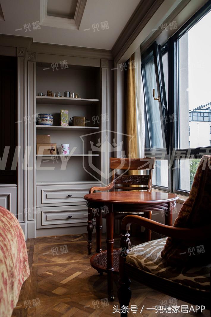 太想要美式的feel,她家壁纸和水龙头都是进口的