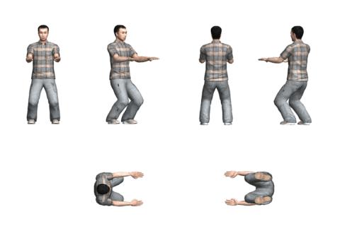 二十四式太极拳分解动作教学1-3式,太极24式3d动漫图解
