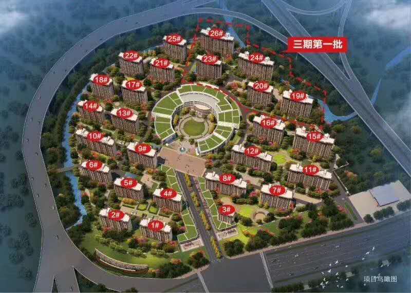 宜居生活天然河流半围绕，优优华府1.5低密度好像住在公园里