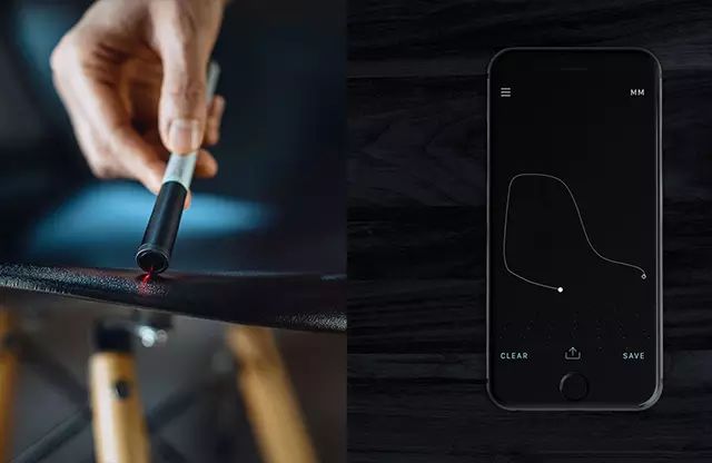 这支能射出激光的笔，可测量所有物体的尺寸！