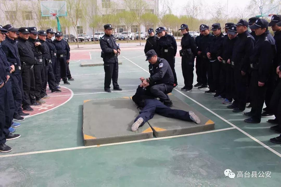 高台县公安局政治轮训,战训结合圆满完成晋级轮训