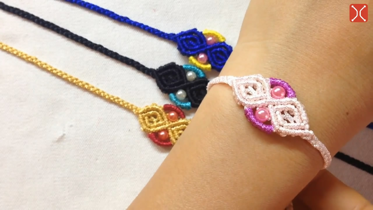 用中国结绳子编手链至少需要几根,简单中国结手工制作手链