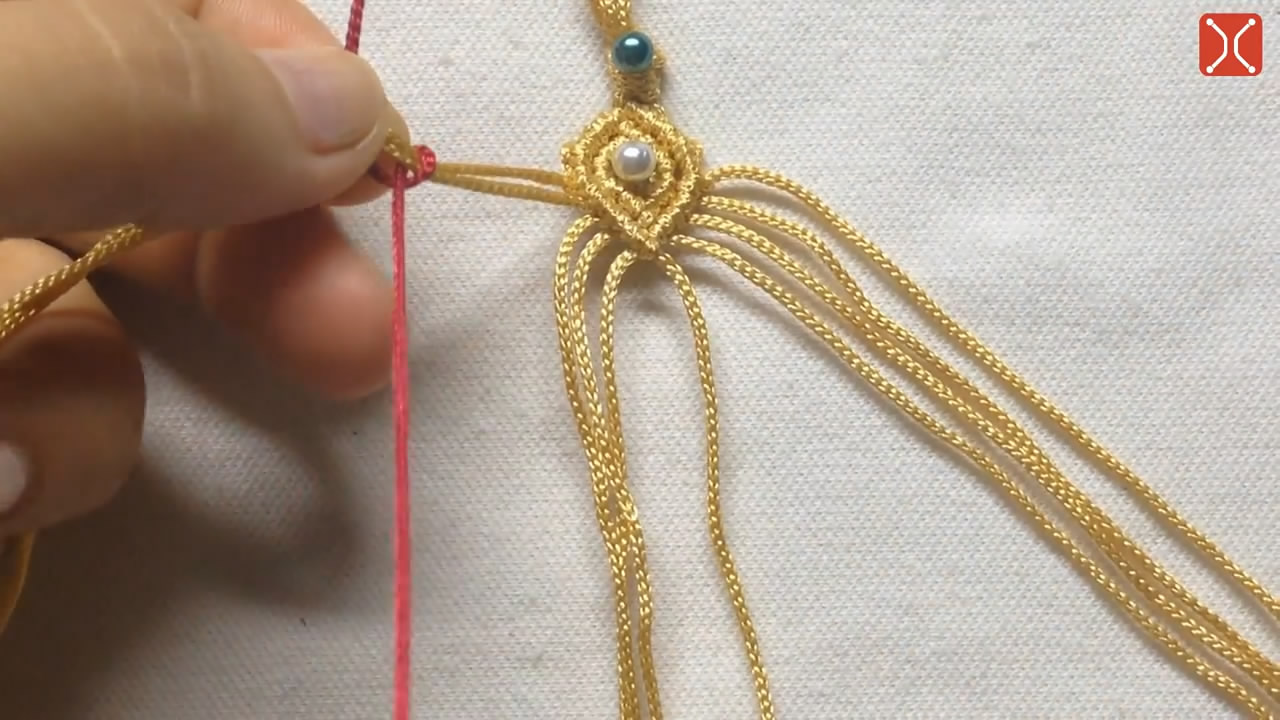 现在最流行的手链编织教程,简单易学手工编织手链伸缩结