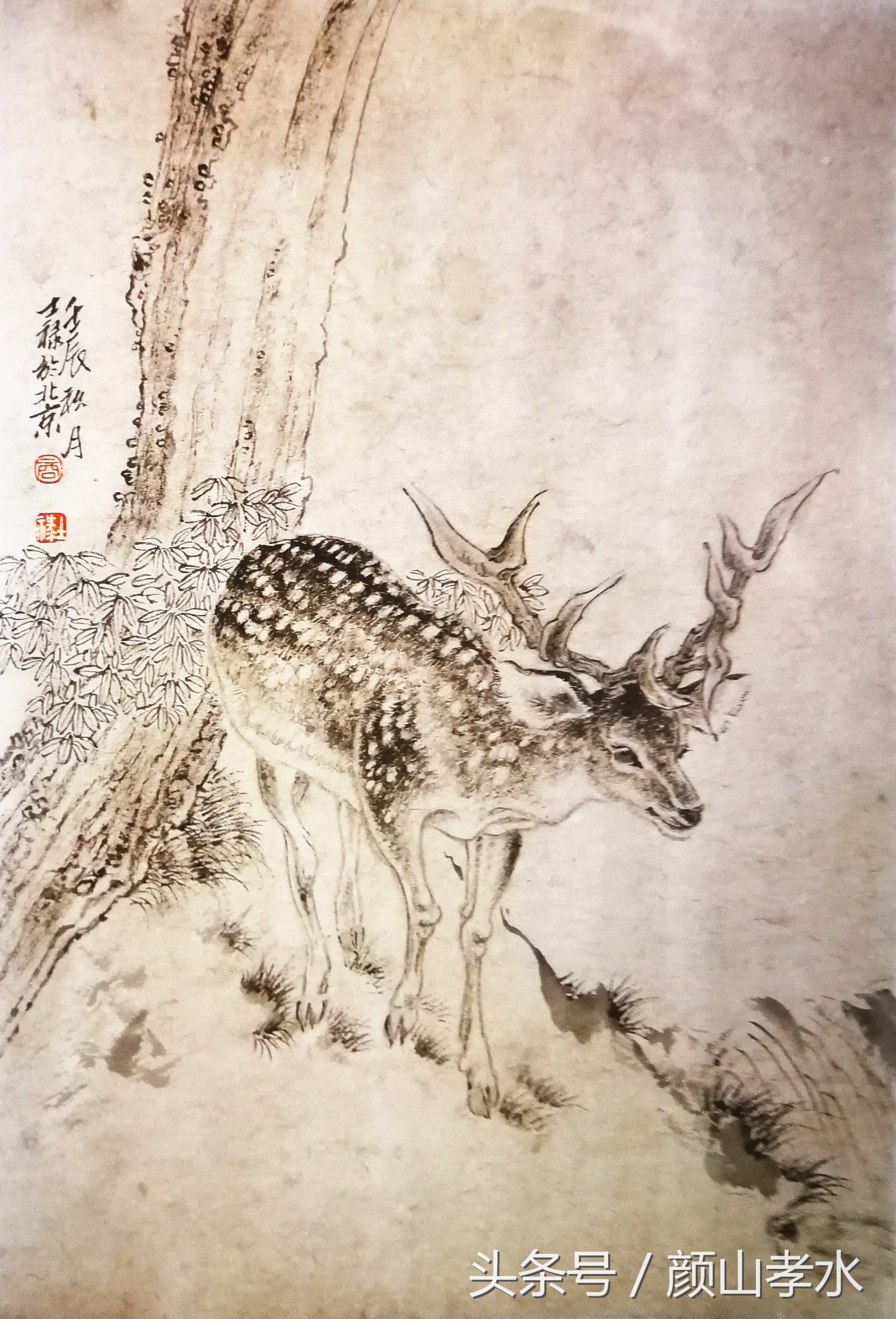 放牛出身的水墨画家,画乡村的中国知名画家