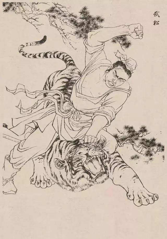 传统人物白描手稿,古代白描人物集锦