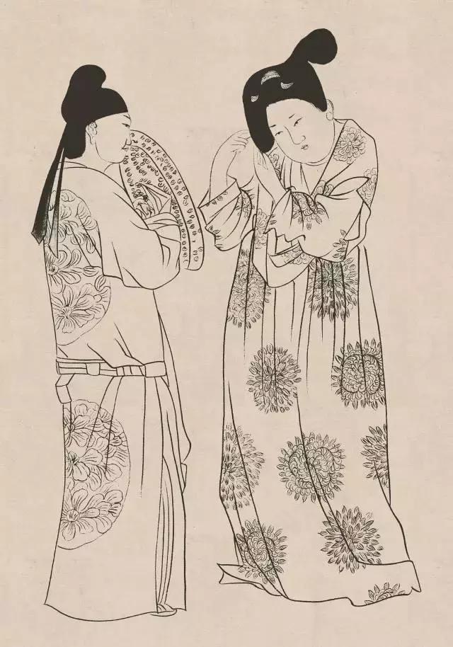 传统人物白描手稿,古代白描人物集锦