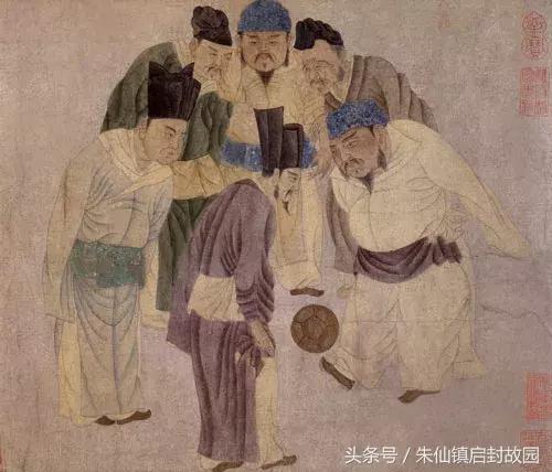 蹴鞠比赛片段,蹴鞠点球