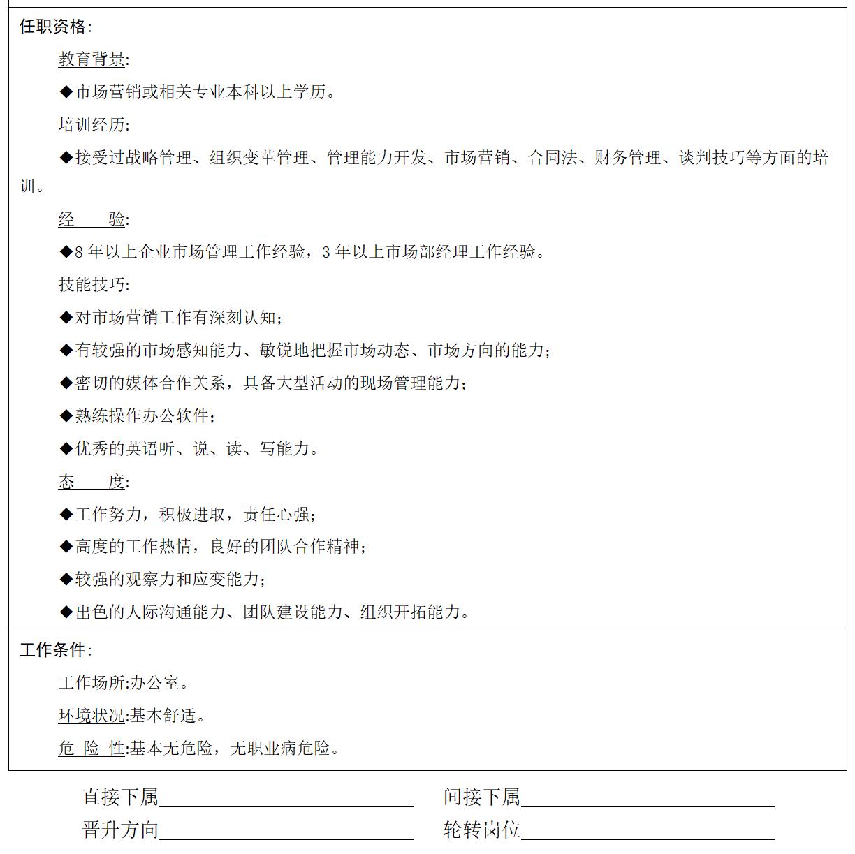 工作岗位及岗位职责大全,岗位职责及薪资模板