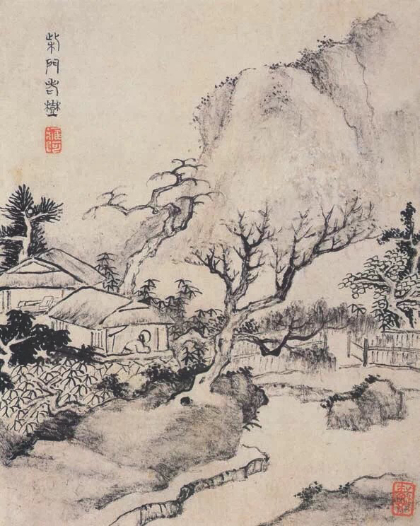 老来泓颖不嫌枯，扫落云山淡欲无。翻笑为霖手颠倒，最分明