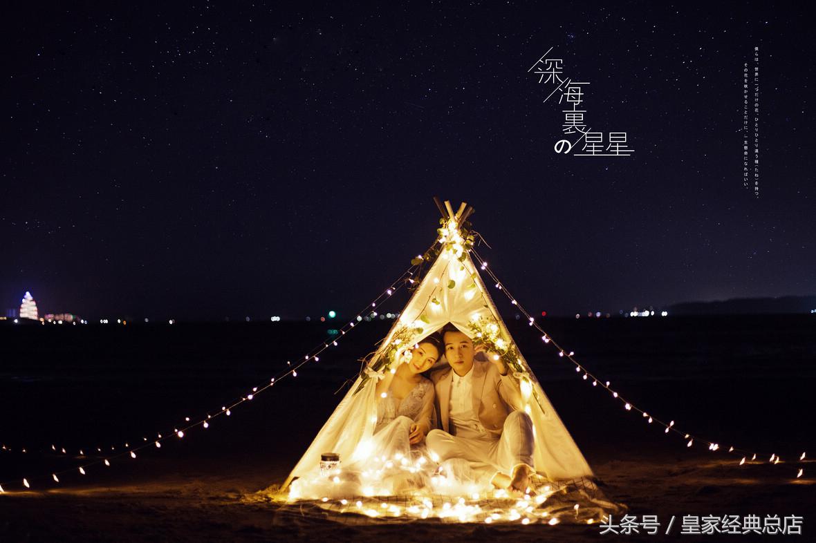 城市夜景街拍婚纱照,红色晚礼服婚纱照街拍夜景