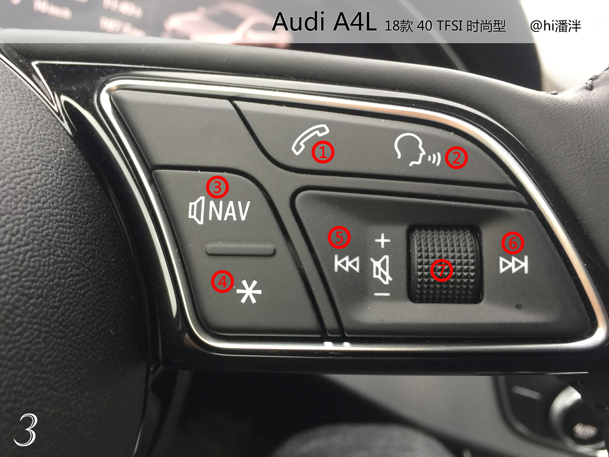 奥迪a4l40时尚动感按键与功能,奥迪a4l40豪华动感按键功能详解