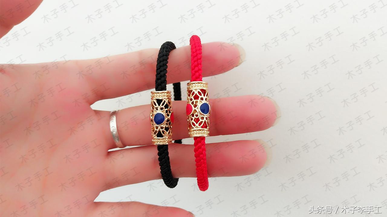 适合手残党的红绳编织技巧,手残党编手链教程