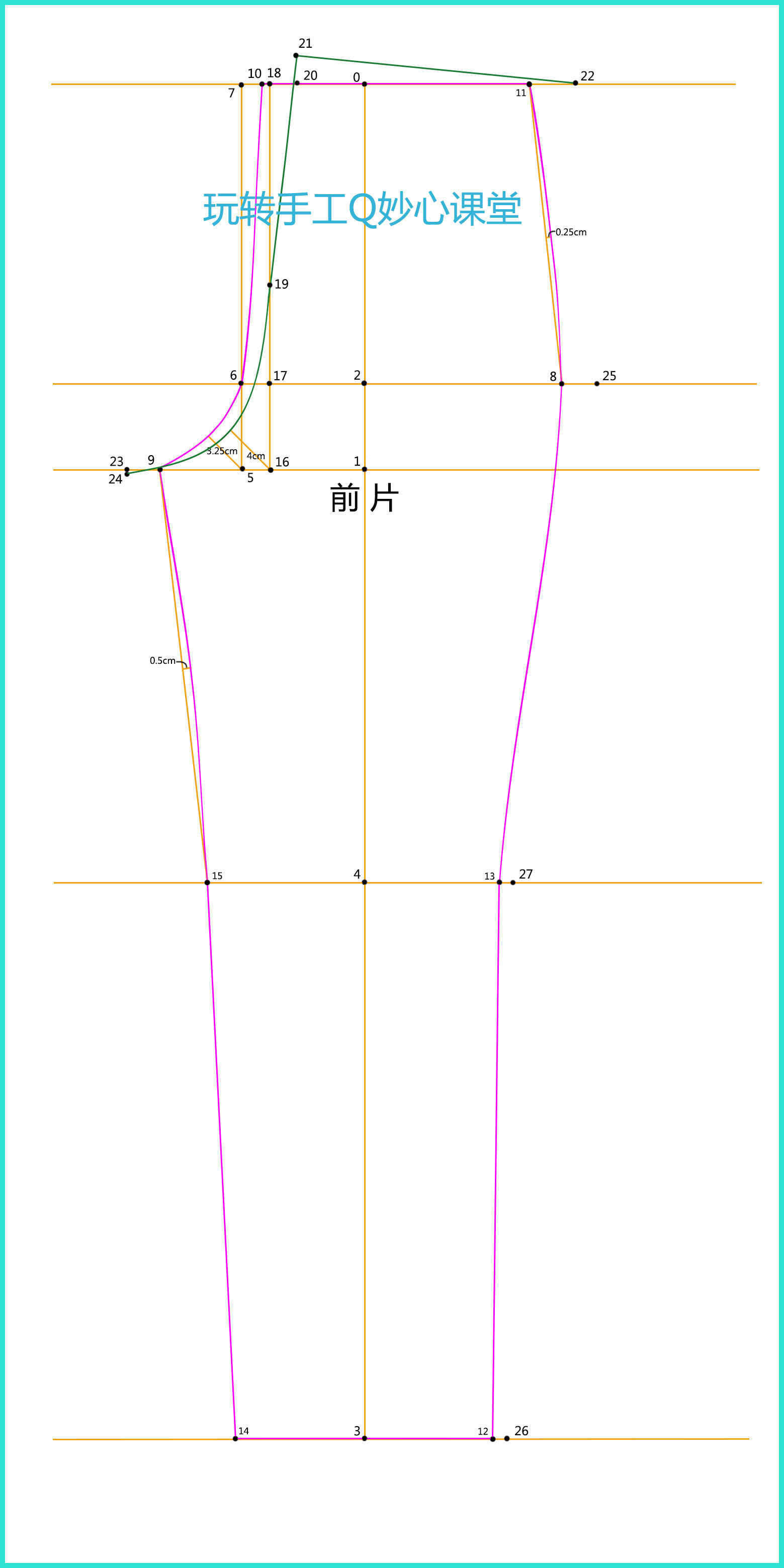 服装打版方法步骤图解,裤子服装打版自学教程大全