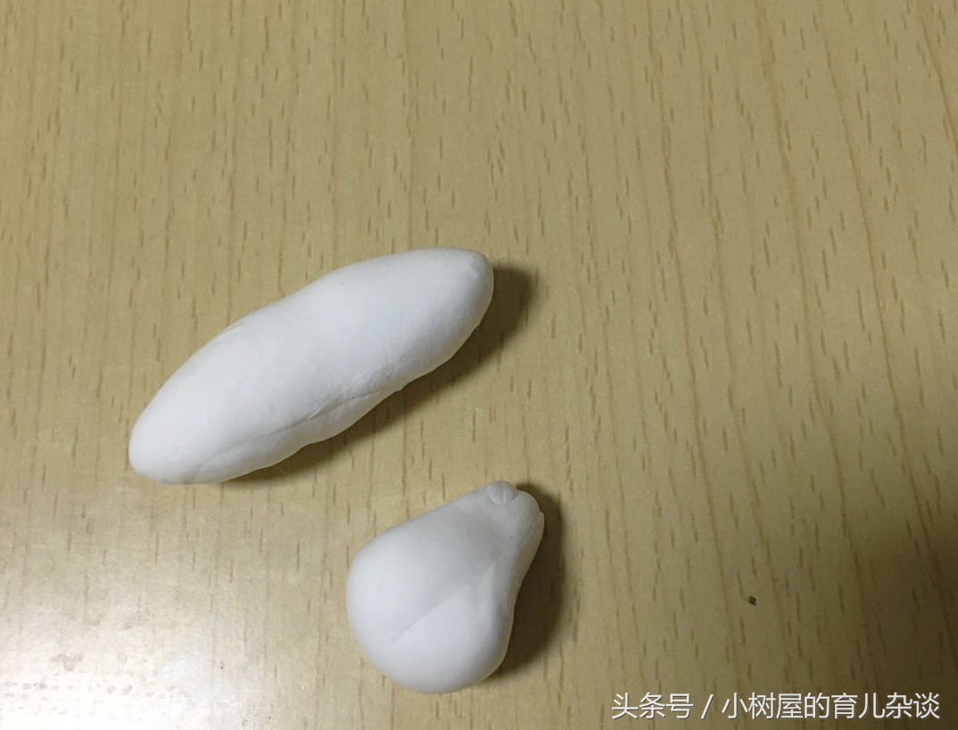 陪孩子做手工粘土,幼儿亲子制作黏土人