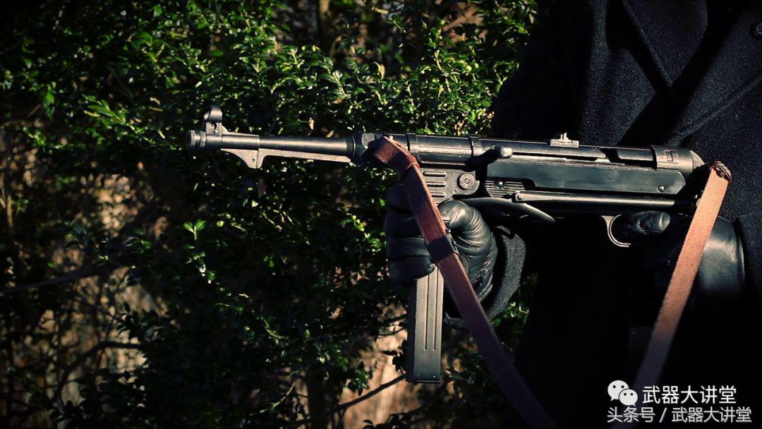 二战德国mp40冲锋枪,二战微型折叠式冲锋枪