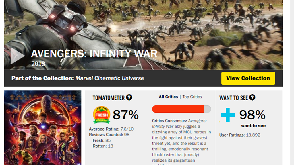 复仇者联盟3无限战争高分解说,复仇者联盟3:无限战争豆瓣