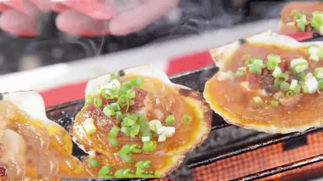 蒜蓉粉丝烤扇贝菜谱简单又漂亮,锡纸烤扇贝粉丝蒜蓉做法