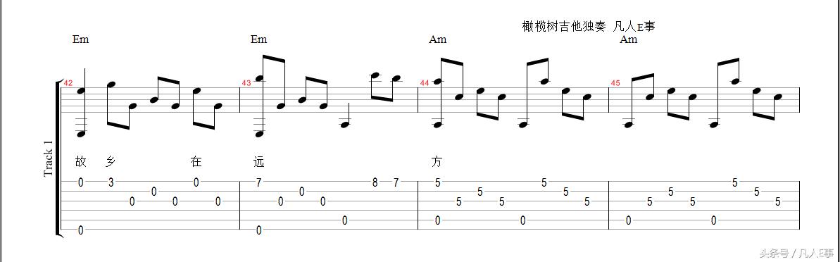 吉他所有知识,吉他和弦的知识