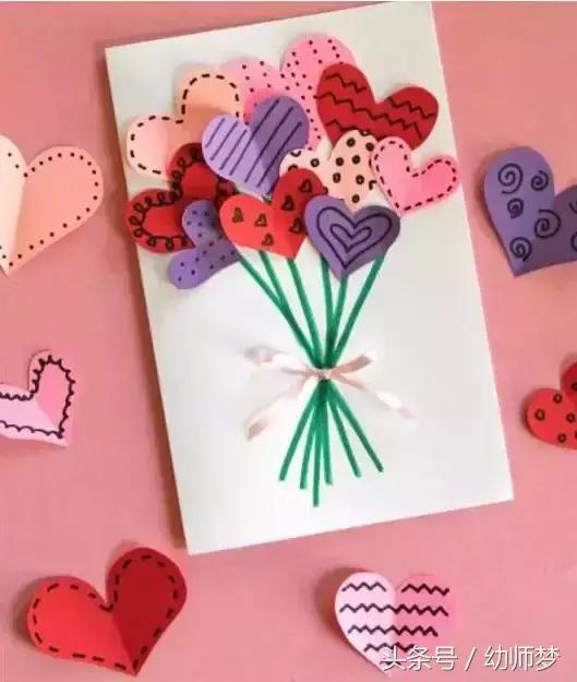 母亲节贺卡高级ins风大贺卡,父亲节贺卡和母亲节贺卡