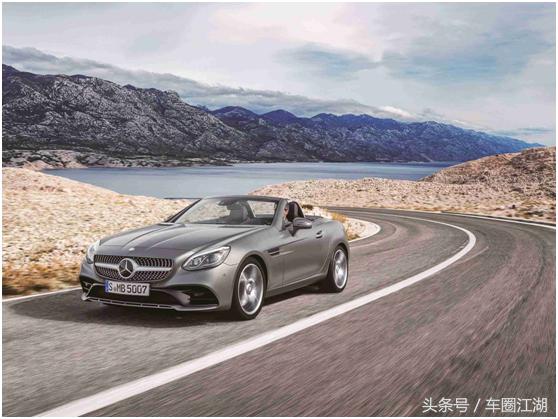 大红色奔驰最新四座硬顶敞篷跑车,最新款奔驰敞篷四座跑车