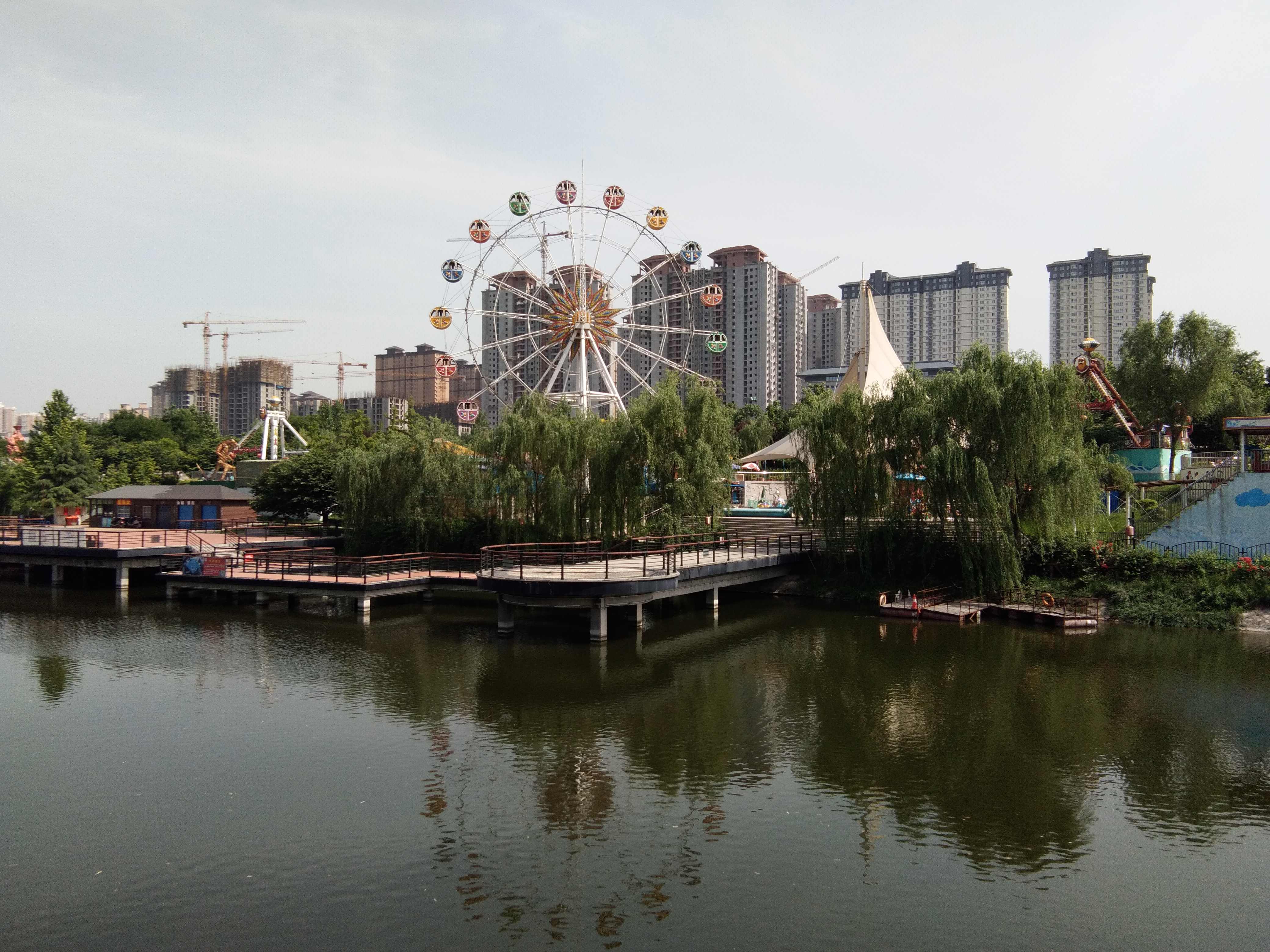 脚踏汉城湖公园全程!感受汉武辉煌!