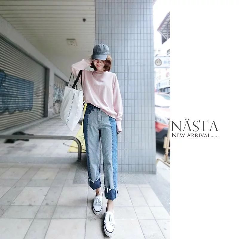 小个子腿粗直筒裤145-150春秋,腿粗直筒裤