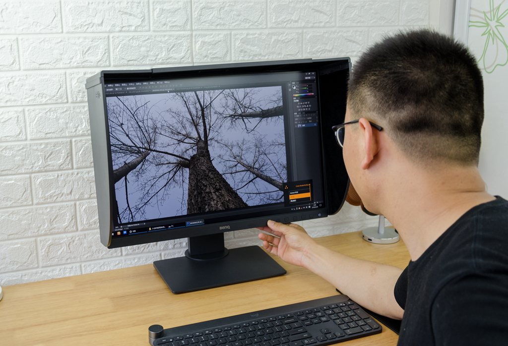 明基sw240显示器怎么设置,明基显示器sw240颜色饱和度过高