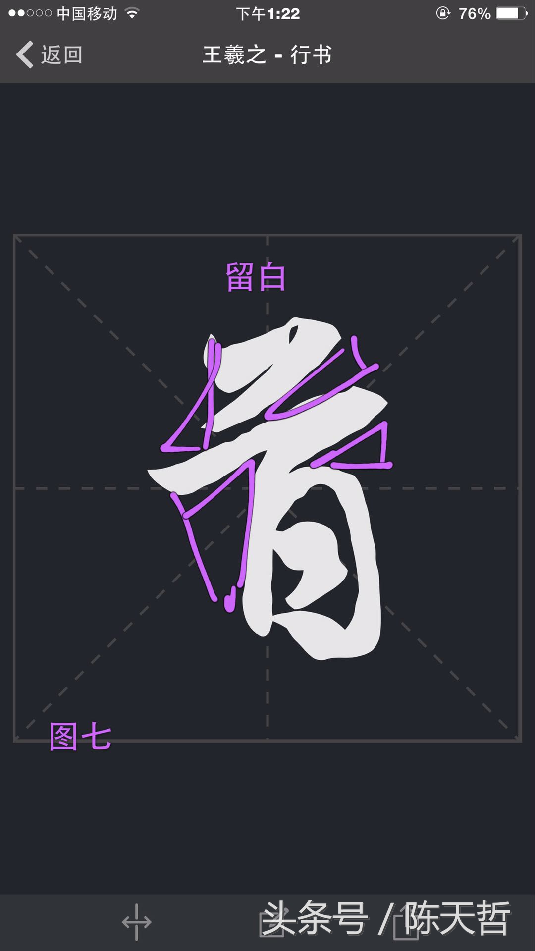 丧乱帖王羲之,王羲之丧乱帖章法分析图