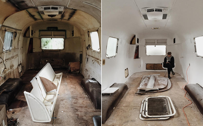 废旧拖车大变身，看小两口造出一个北欧家