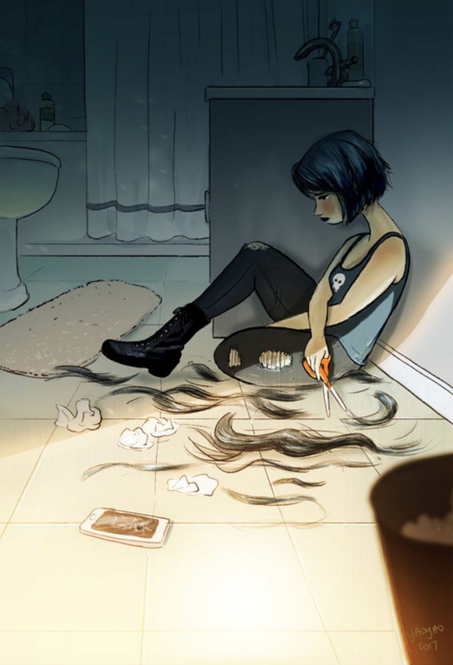 这样的女孩是真正点