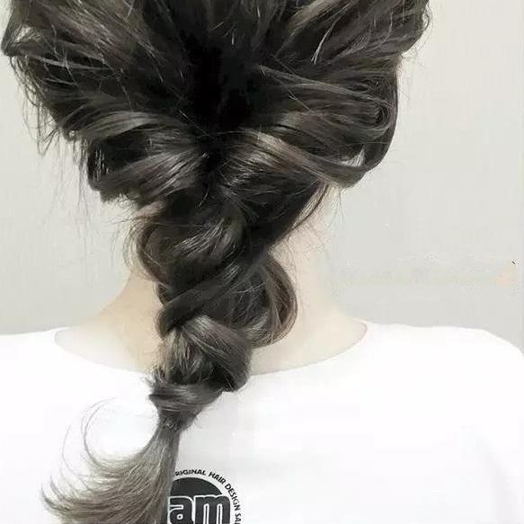 甜美盘发编发方脸,编发教程温柔甜美盘发