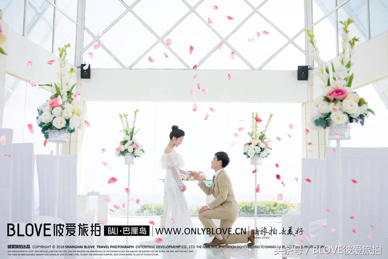 巴厘岛玻璃教堂婚纱照,巴厘岛婚纱风景