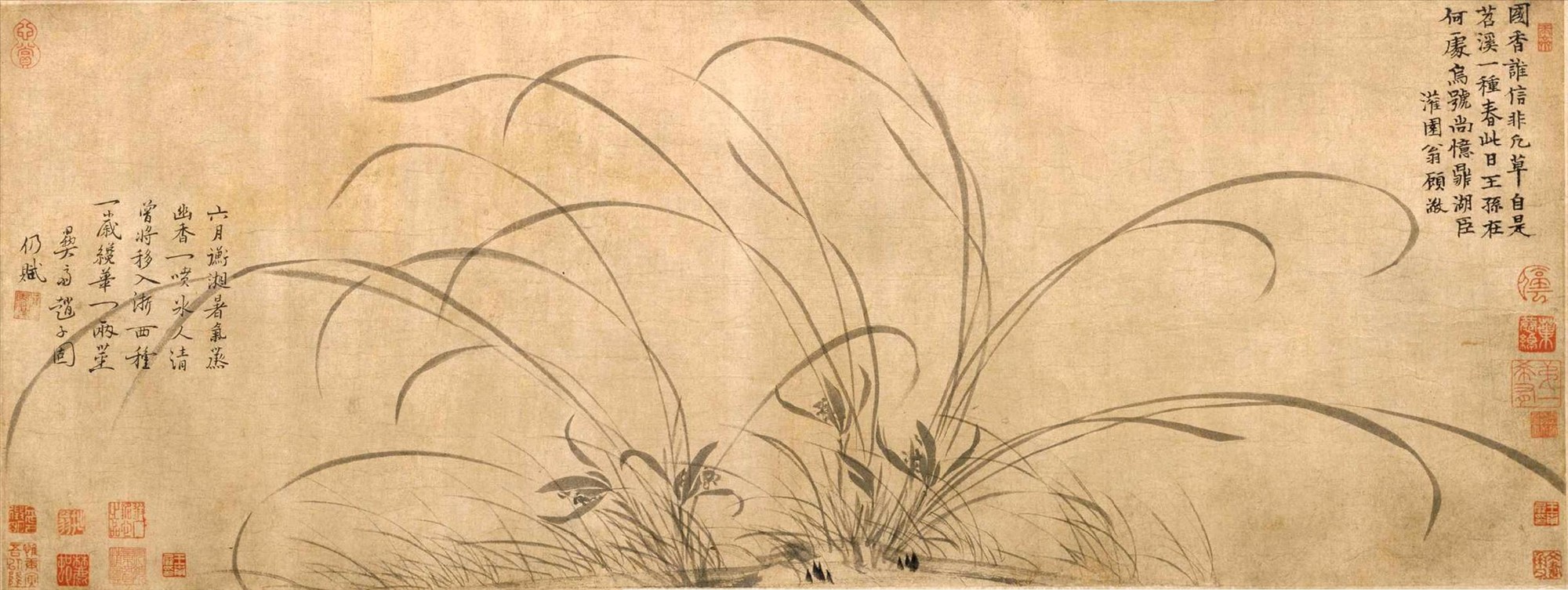 近代名家画兰选集,名家画兰最佳范本